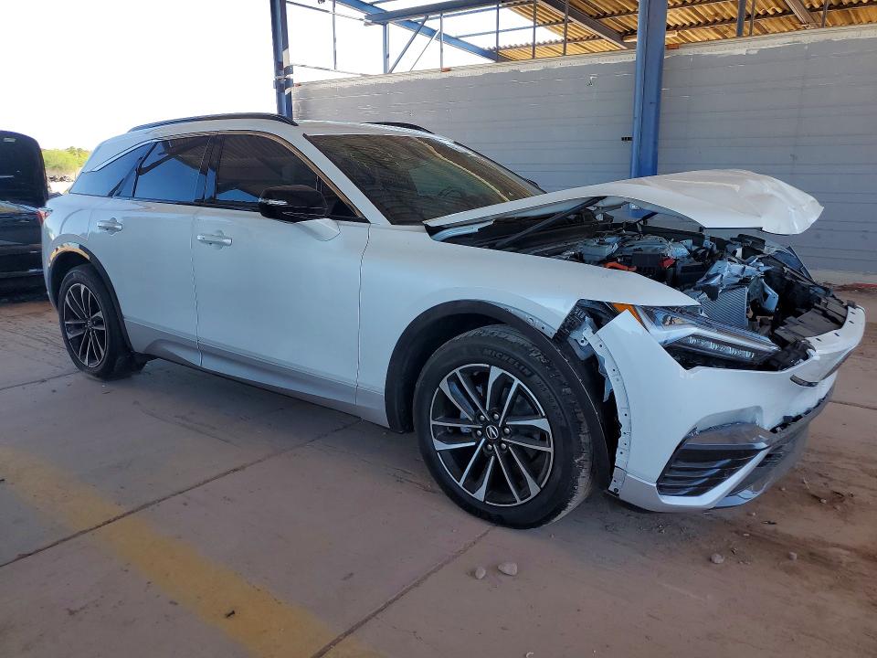 2024 Acura Zdx VIN 4W5KHNRL6RZ506827 COPART salvage auction — FRONT END, Az - Cert Of Title - Salvage, sold $11,600 on 2026-08-27 (photo 4)