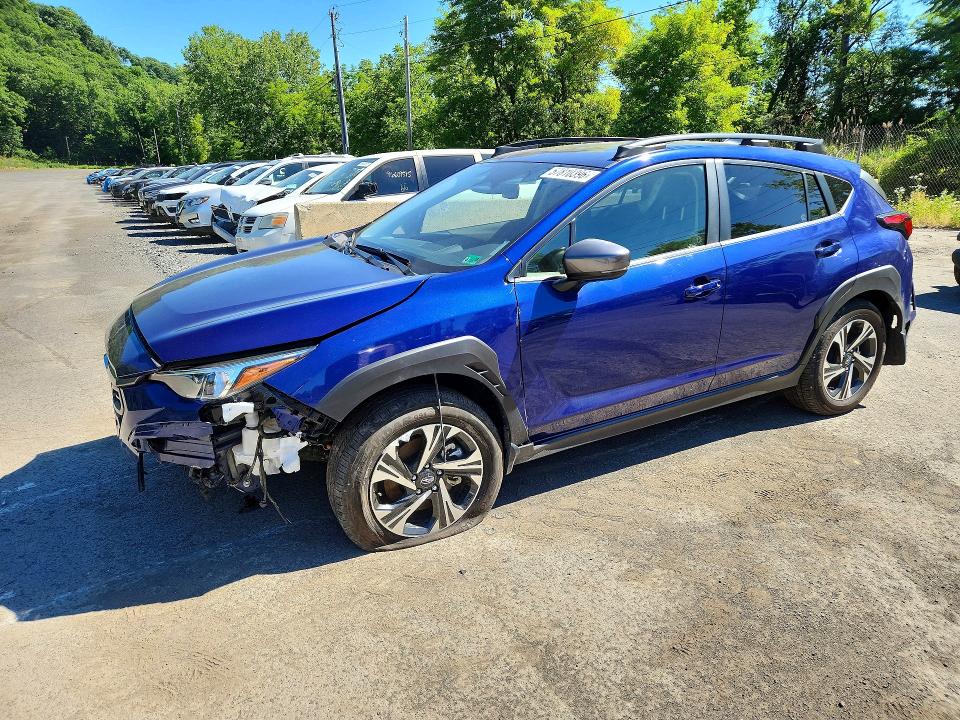 2024 Subaru Crosstrek VIN JF2GUADC1R8256516 COPART salvage auction — REAR END, NJ - CERT OF TITLE-SALVAGE, sold $6,400 on 2026-07-07 (photo 1)