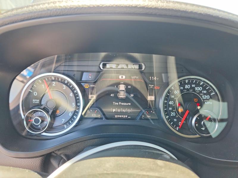 2020 Ram 1500 VIN 1C6SRFJT8LN301883 COPART salvage auction — FRONT END, Ca - Salvage Certificate, sold $7,600 on 2026-07-09 (photo 9)