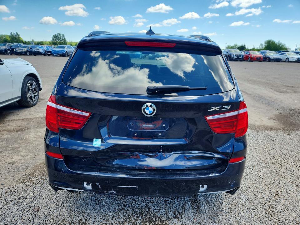 2013 BMW X3 VIN 5UXWX7C58DL978500 COPART salvage auction — REAR END, On - Permit No Brand - Unfit, sold $1,450 on 2026-07-02 (photo 6)