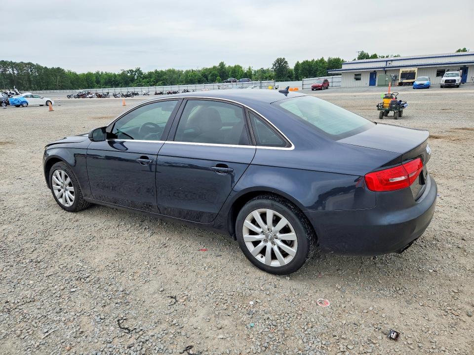 2013 Audi A4 VIN WAUBFAFL9DN025550 COPART salvage auction — MECHANICAL, Nc - Dealer Only Clean Title, sold $550 on 2026-07-13 (photo 2)