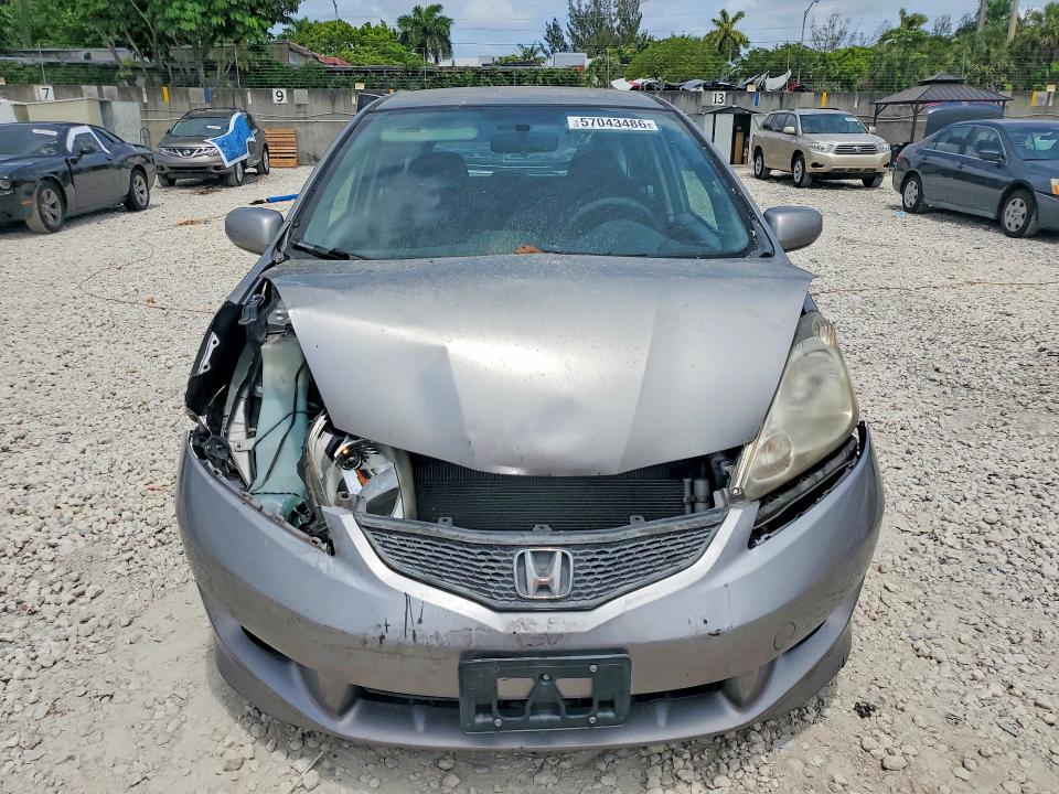 2010 Honda Fit VIN JHMGE8H69AS018914 COPART salvage auction — FRONT END, Fl - Cert Of Title Slvg Rebuildable, sold $1,050 on 2026-07-24 (photo 5)