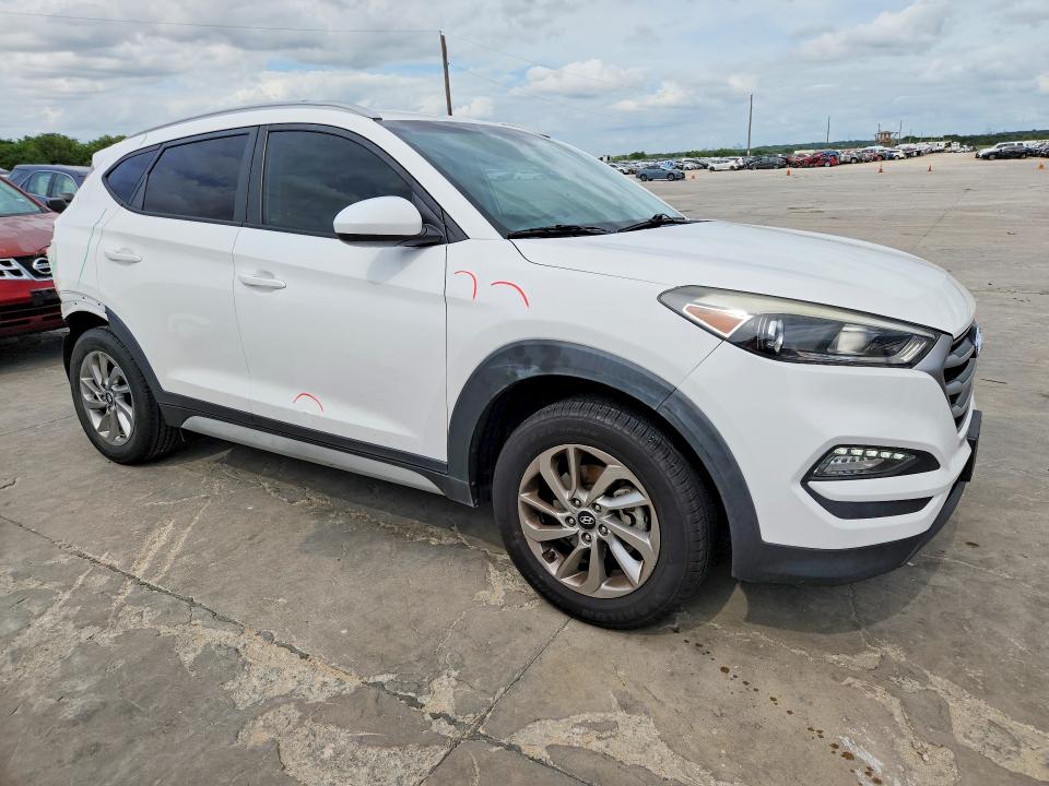 2018 Hyundai Tucson VIN KM8J33A48JU657214 COPART salvage auction — REAR END, Tx - Salvage Vehicle Title, sold $3,950 on 2026-07-13 (photo 4)