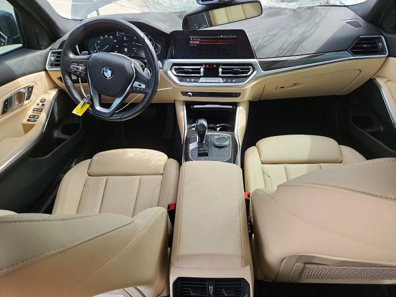 2021 BMW 3er VIN 3MW5R1J04M8B70158 COPART salvage auction — FRONT END, Fl - Certificate Of Destruction, sold $9,700 on 2026-07-09 (photo 8)