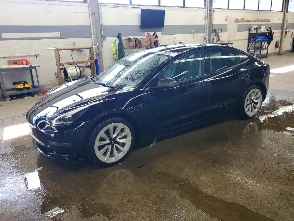 2022 Tesla Model 3 VIN 5YJ3E1EA4NF304852 COPART salvage auction — UNDERCARRIAGE, Il - Salvage Certificate, sold $6,200 on 2026-07-20 (photo 1)