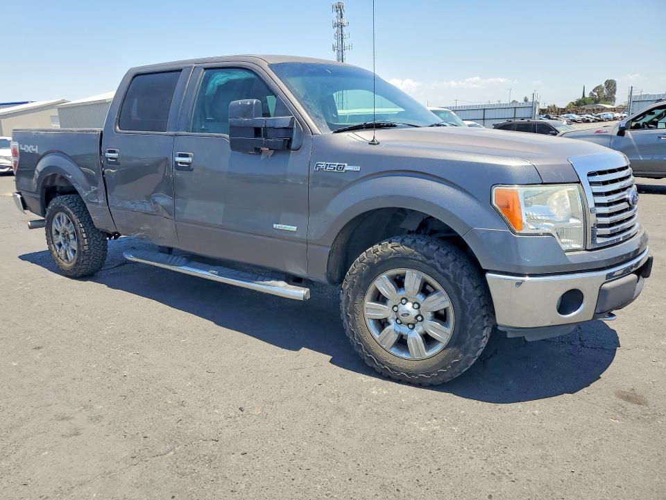 2012 Ford F-150 lightning VIN 1FTFW1ET7CKD79038 COPART salvage auction — SIDE, Ca - Salvage Certificate, sold $4,750 on 2026-07-09 (photo 4)