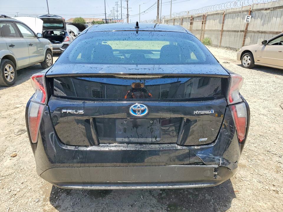 2016 Toyota Prius VIN JTDKARFU4G3524412 COPART salvage auction — REAR END, Ca - Salvage Certificate, sold $2,150 on 2026-07-02 (photo 6)