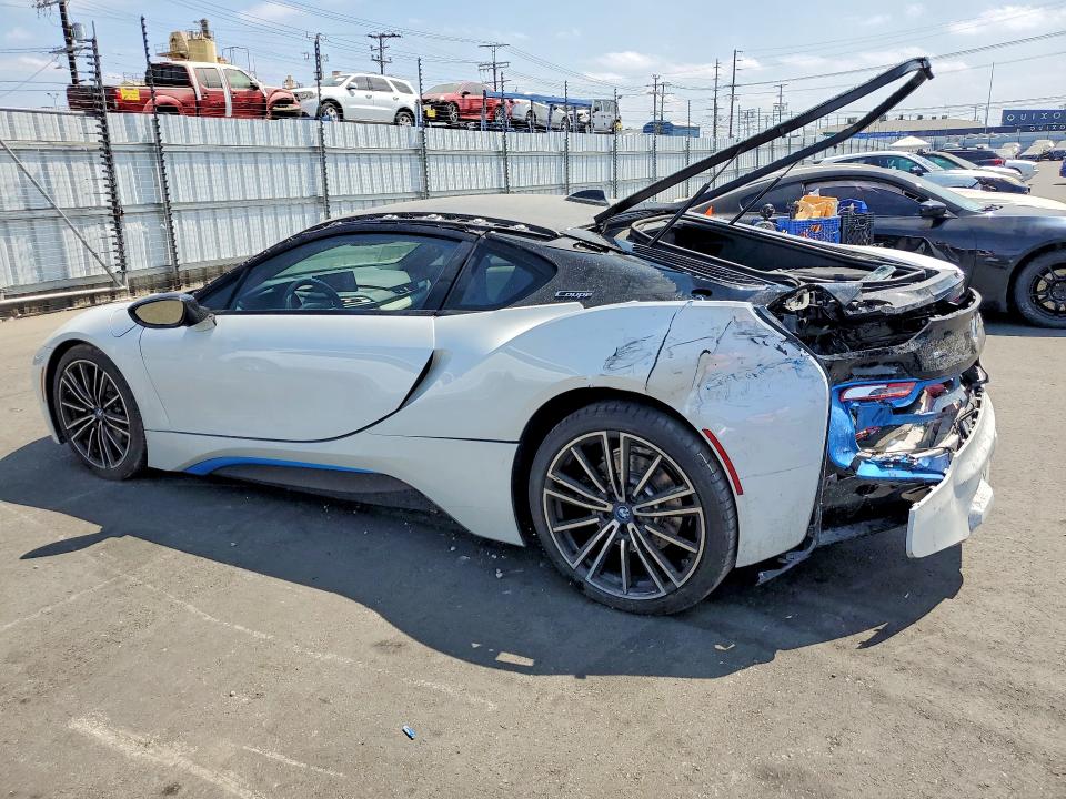 2019 BMW I8 VIN WBY2Z4C53K7D08434 COPART salvage auction — REAR END, Ca - Cert Of Title-Salvaged, sold $17,500 on 2026-07-29 (photo 2)
