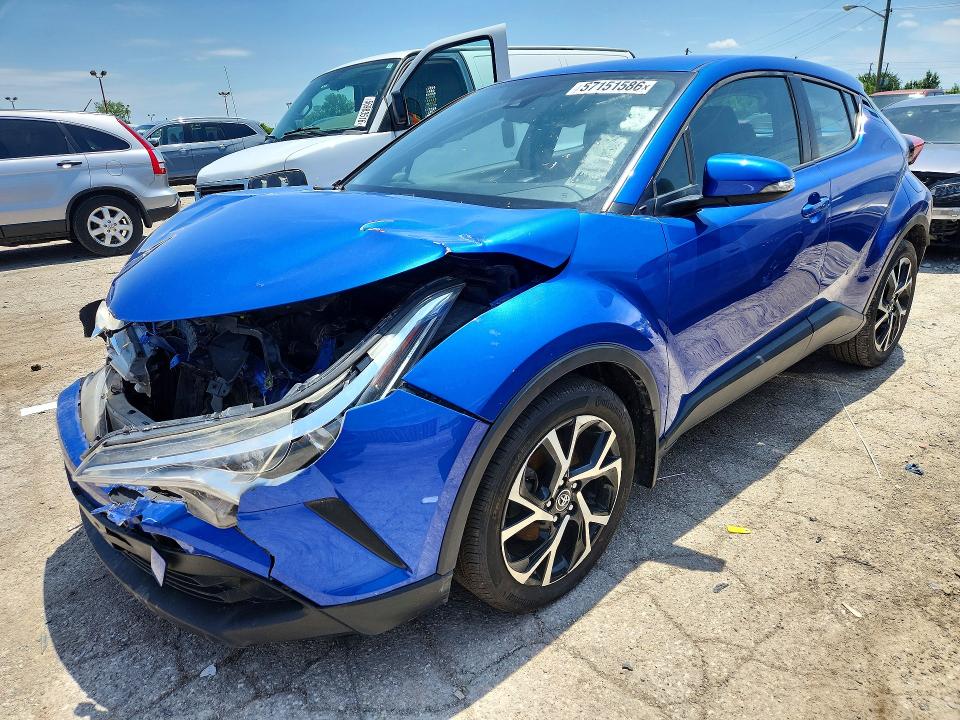 2018 Toyota C-hr VIN NMTKHMBX2JR055503 COPART salvage auction — MINOR DENT/SCRATCHES, In - Certificate Of Title (P), sold $4,400 on 2026-07-09 (photo 1)