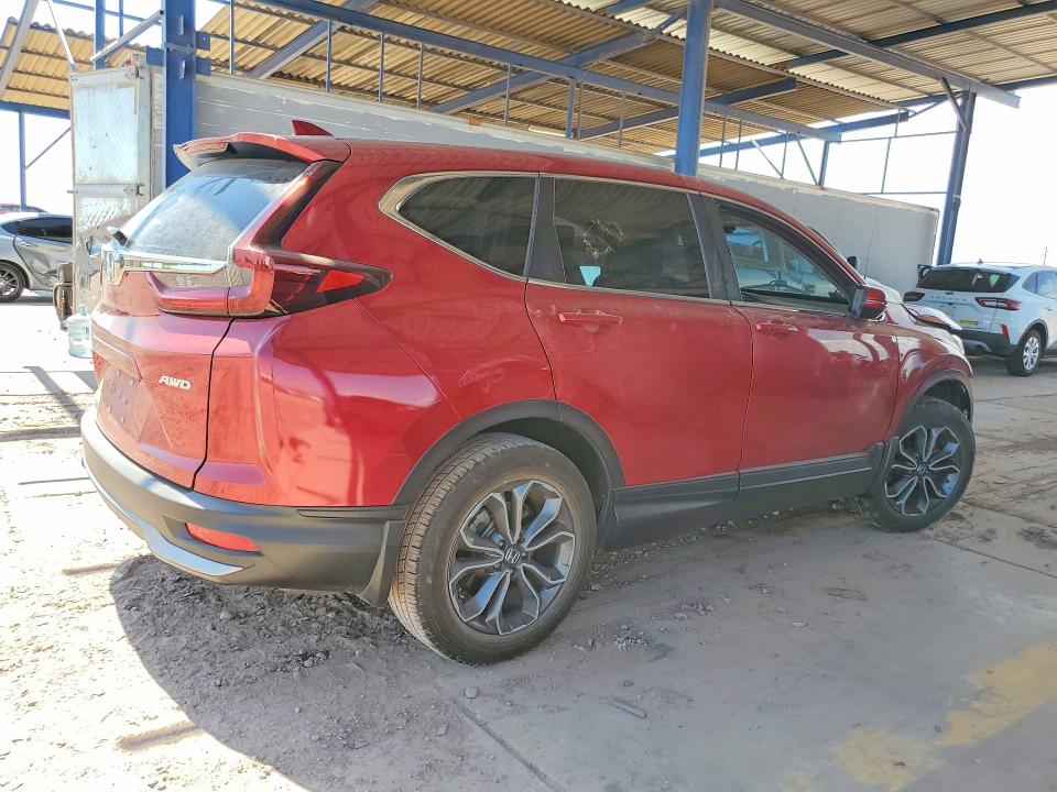 2021 Honda Cr-v VIN 2HKRW2H87MH603029 COPART salvage auction — FRONT END, Az - Cert Of Title - Salvage, sold $6,600 on 2026-07-09 (photo 3)