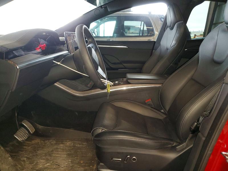 2023 Tesla Model x VIN 7SAXCBE50PF419521 COPART salvage auction — REAR END, CA - SALVAGE CERTIFICATE, sold $29,750 on 2026-07-13 (photo 7)