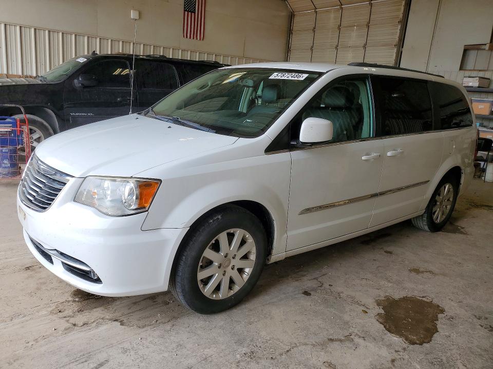 2016 Chrysler Voyager VIN 2C4RC1BG1GR298525 COPART salvage auction — WATER/FLOOD, Tx - Salvage Title-Flood Damage, sold $300 on 2026-07-17 (photo 1)