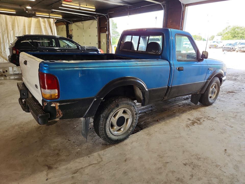 1993 Ford Ranger VIN 1FTCR11XXPUA64019 COPART salvage auction — MINOR DENT/SCRATCHES, Wv - Non Public Clean Title, sold $175 on 2026-07-09 (photo 3)