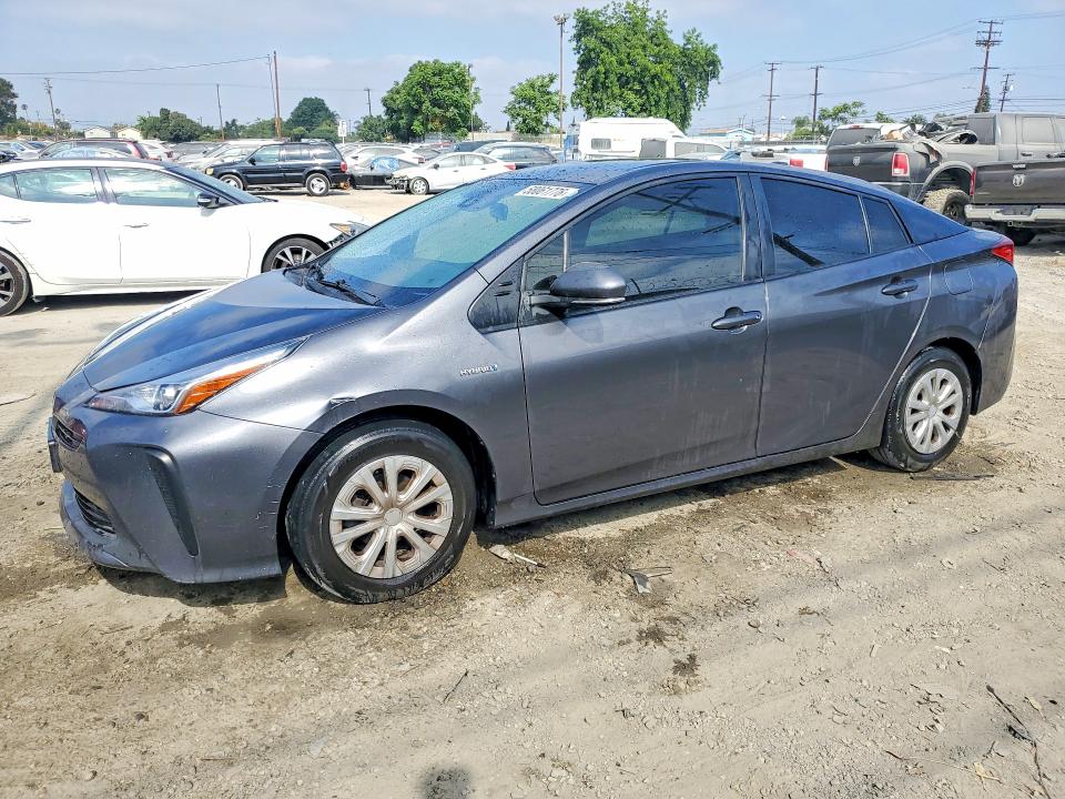 2021 Toyota Prius VIN JTDKAMFU2M3132690 COPART salvage auction — REAR END, CA - SALVAGE CERTIFICATE, sold $2,950 on 2026-07-16 (photo 1)