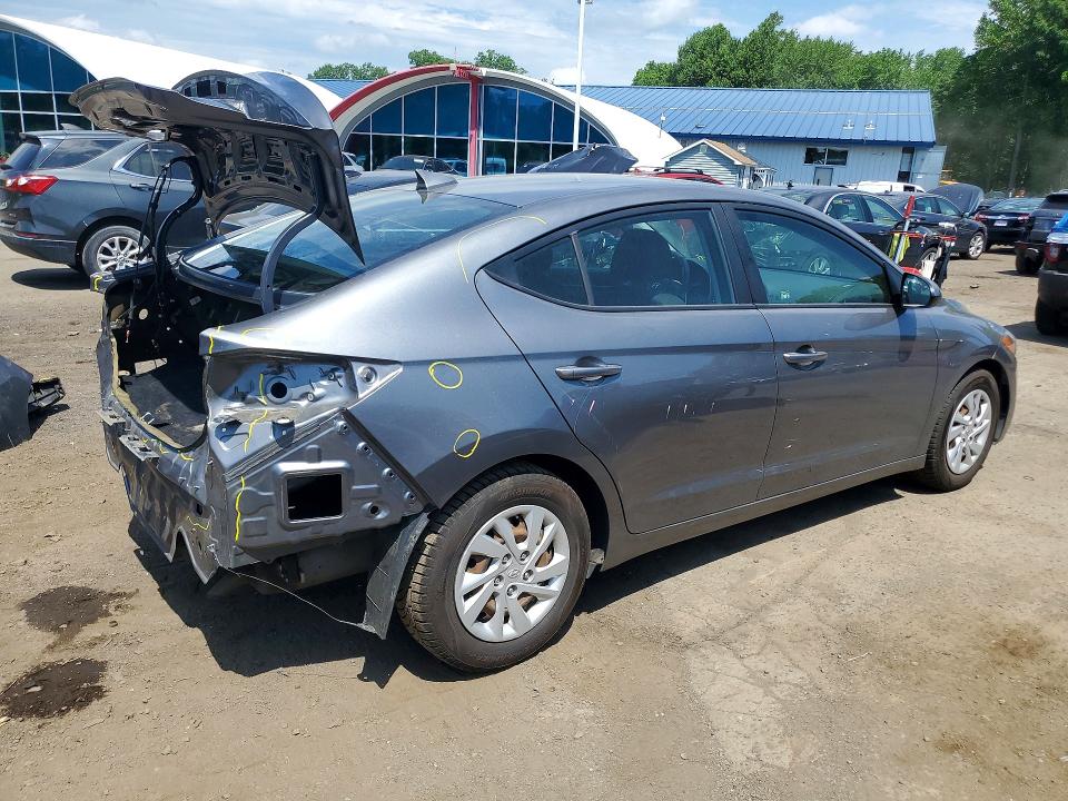 2018 Hyundai VIN 5NPD74LF1JH402375 COPART salvage auction — REAR END, Ma - Cert Of Title-Salvage, sold $1,500 on 2026-07-02 (photo 3)