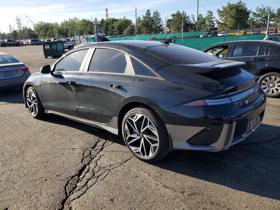 2025 Hyundai Ioniq 6 VIN KMHM34AC2SA093377 COPART salvage auction — FRONT END, Co - Salvage Title, sold $6,700 on 2026-07-28 (photo 2)