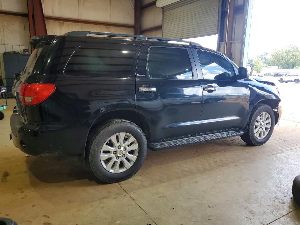 2008 Toyota Sequoia VIN 5TDBY67A88S008035 COPART salvage auction — FRONT END, TX - SALVAGE VEHICLE TITLE (P), sold $3,900 on 2026-07-13 (photo 3)