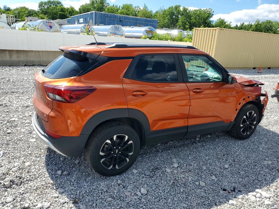 2022 Chevrolet Trailblazer VIN KL79MRSL2NB025885 COPART salvage auction — FRONT END, Oh - Cert Of Title-Salvage, sold $3,100 on 2026-07-02 (photo 3)