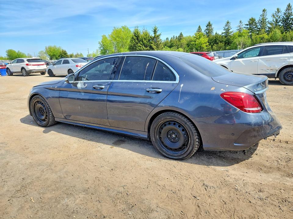 2015 Mercedes-benz C class VIN 55SWF4KBXFU053800 COPART salvage auction — REAR END, On - Permit No Brand - Unfit, sold $2,500 on 2026-07-09 (photo 2)