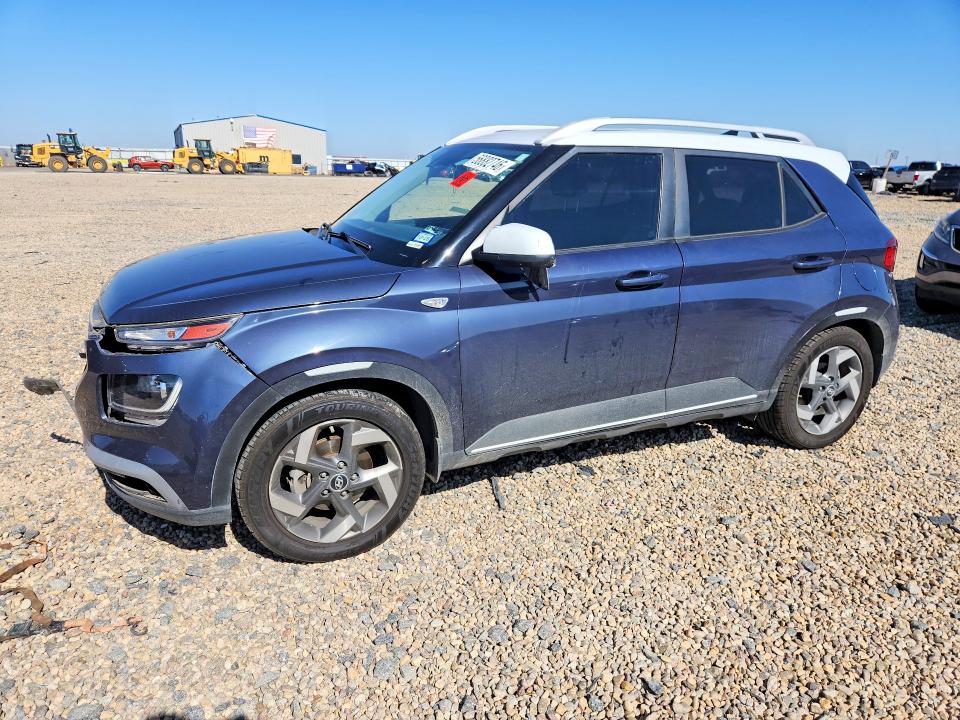 2021 Hyundai Venue VIN KMHRC8A38MU112139 COPART salvage auction — FRONT END, Tx - Salvage Vehicle Title, sold $3,000 on 2026-07-14 (photo 1)