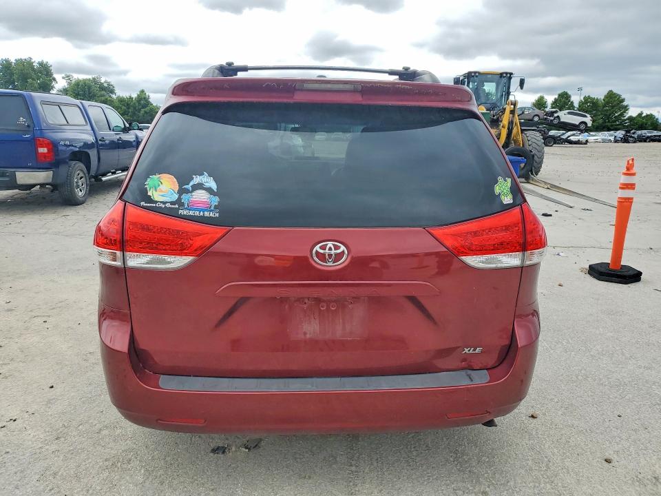 2011 Toyota Sienna VIN 5TDYK3DC4BS043016 COPART salvage auction — FRONT END, MO - SALVAGE CERTIFICATE OF TITLE, sold $150 on 2026-07-28 (photo 6)