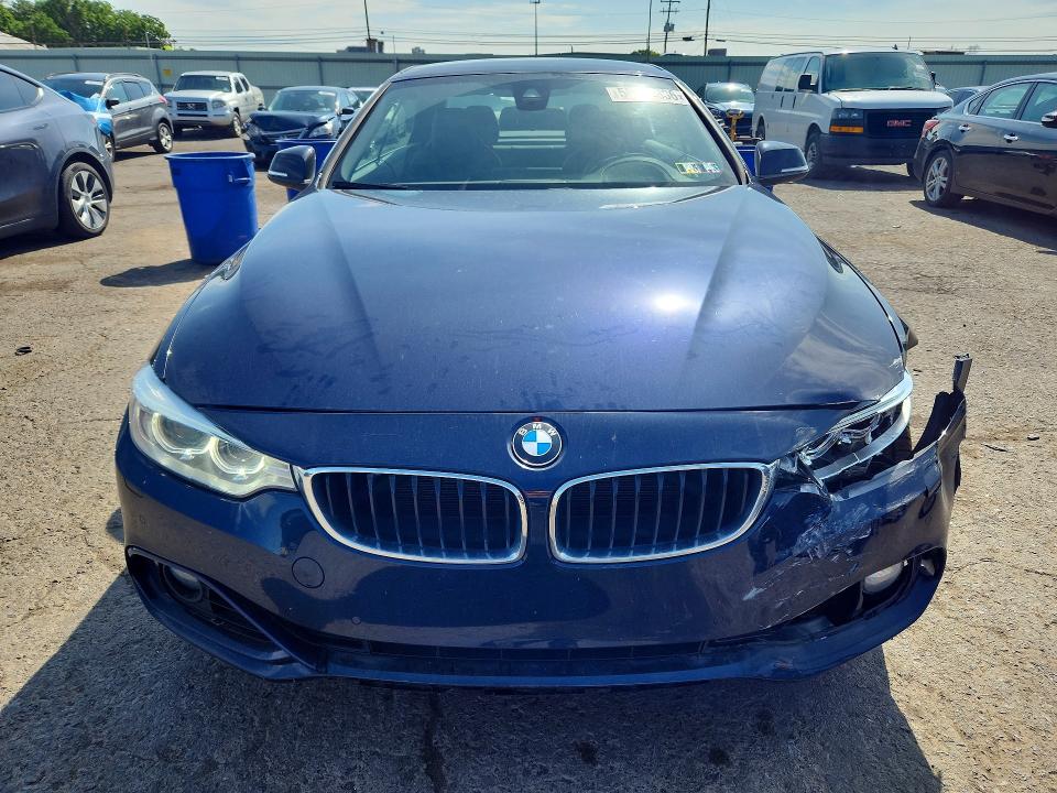 2017 BMW 4er VIN WBA4U1C54H5A15800 COPART salvage auction — FRONT END, Pa - Certificate Of Salvage, sold $11,800 on 2026-07-14 (photo 5)