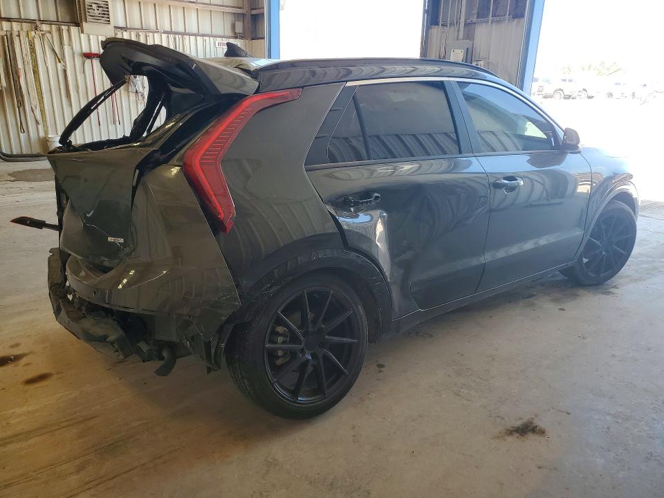 2023 Kia Niro VIN KNDCR3LE3P5053333 COPART salvage auction — REAR END, Salvage Title, sold $100 on 2026-07-24 (photo 3)