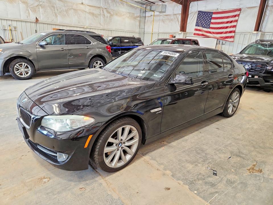 2011 BMW 5 series VIN WBAFU7C51BDU56256 COPART salvage auction — FRONT END, Wi - Certificate Of Title, sold $1,800 on 2026-07-15 (photo 1)