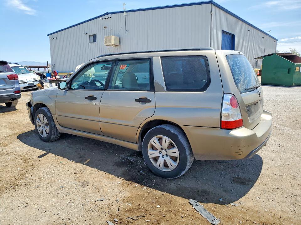 2008 Subaru Forester VIN JF1SG63628H710432 COPART salvage auction — FRONT END, Az - Cert Of Title - Salvage, sold $350 on 2026-07-06 (photo 2)
