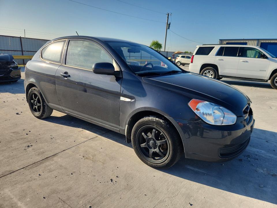2010 Hyundai Accent VIN KMHCM3AC3AU168555 COPART salvage auction — FRONT END, Tx - Salvage Vehicle Title, sold $175 on 2026-07-28 (photo 4)