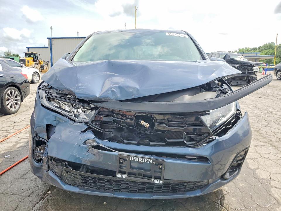 2025 Honda Odyssey VIN 5FNRL6H91SB028317 COPART salvage auction — FRONT END, Il - Salvage Certificate, sold $13,500 on 2026-07-27 (photo 5)