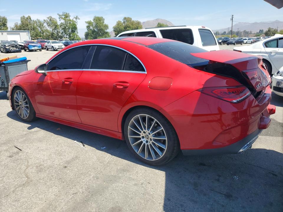2020 Mercedes-benz Cla-klasse VIN WDD5J4HB7LN079597 COPART salvage auction — REAR END, Ca - Salvage Certificate, sold $250 on 2026-07-23 (photo 2)