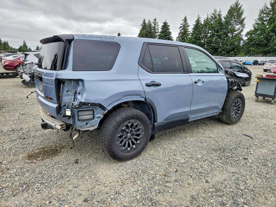 2026 Honda Passport VIN 5FNYF9H53TB011330 COPART salvage auction — FRONT END, Wa - Bill Of Sale, sold $16,700 on 2026-07-17 (photo 3)