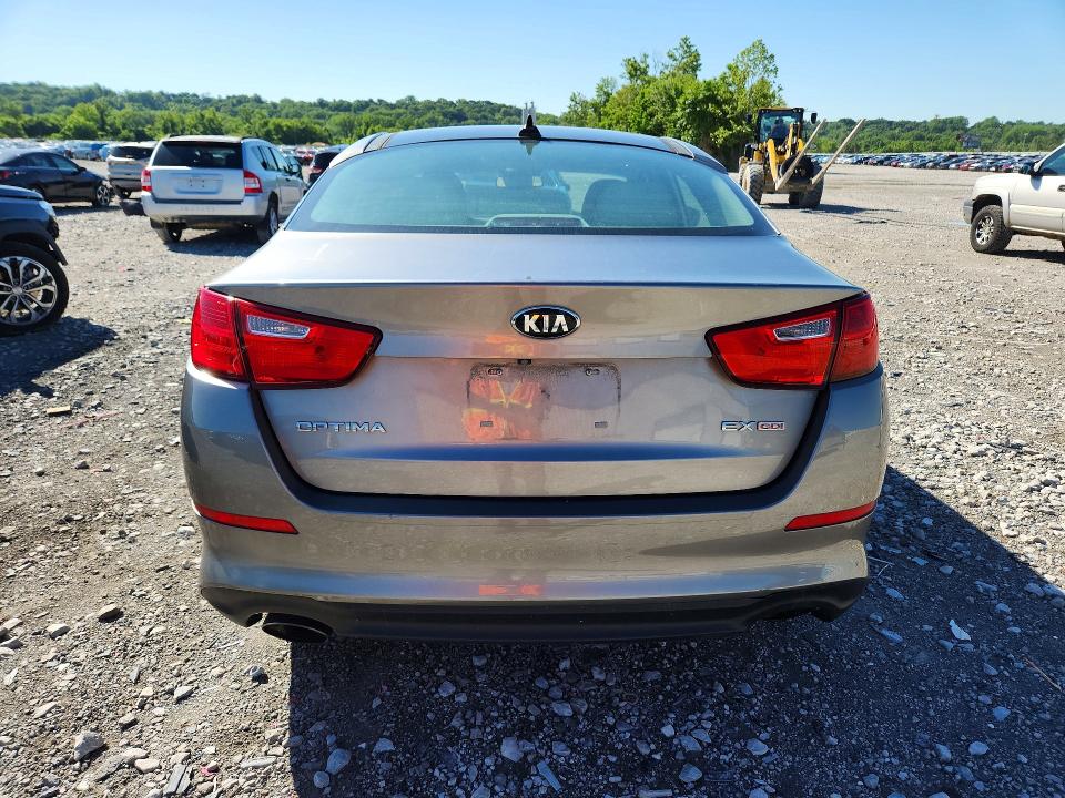 2015 Kia Optima VIN 5XXGN4A73FG352709 COPART salvage auction — FRONT END, IL - SALVAGE CERTIFICATE, sold $600 on 2026-07-27 (photo 6)