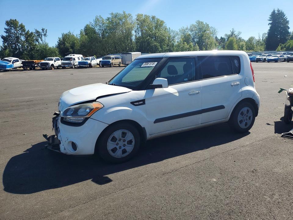 2013 Kia Soul VIN KNDJT2A51D7584133 COPART salvage auction — FRONT END, Or - Salvage Title Certificate, sold $275 on 2026-07-15 (photo 1)