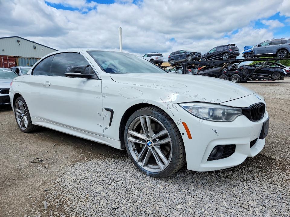 2015 BMW 4er VIN WBA3T7C59FPW79221 COPART salvage auction — MINOR DENT/SCRATCHES, On - Permit Rebuilt - Fit (P), sold $4,050 on 2026-07-03 (photo 4)