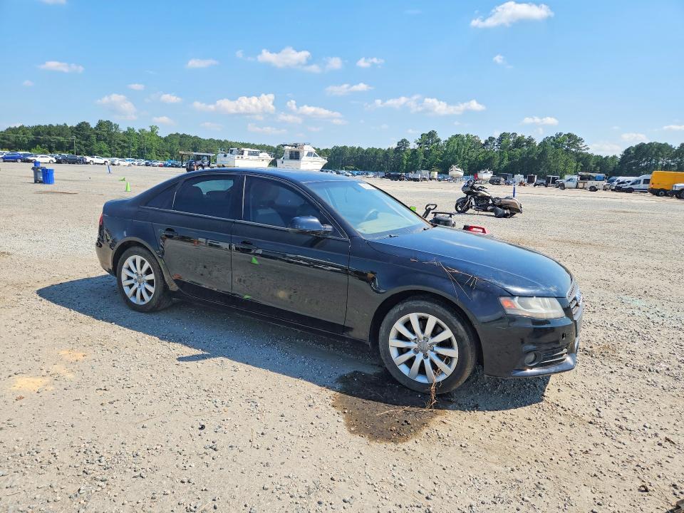 2012 Audi A4 VIN WAUBFAFL1CA117676 COPART salvage auction — NORMAL WEAR, Ia - Dealer Only Clean Title, sold $425 on 2026-07-13 (photo 4)