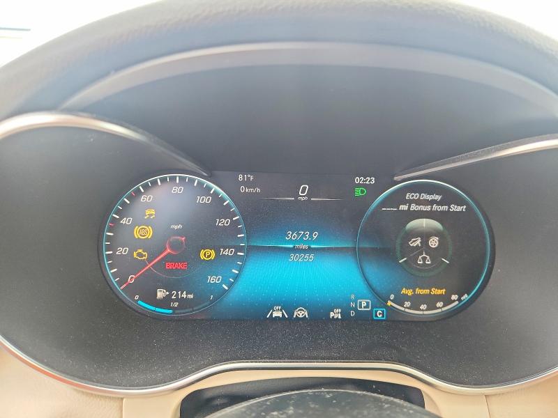2022 Mercedes-benz Glc VIN W1N0G8EB4NV383030 COPART salvage auction — REAR END, Ma - Cert Of Title-Salvage, sold $15,600 on 2026-07-30 (photo 9)