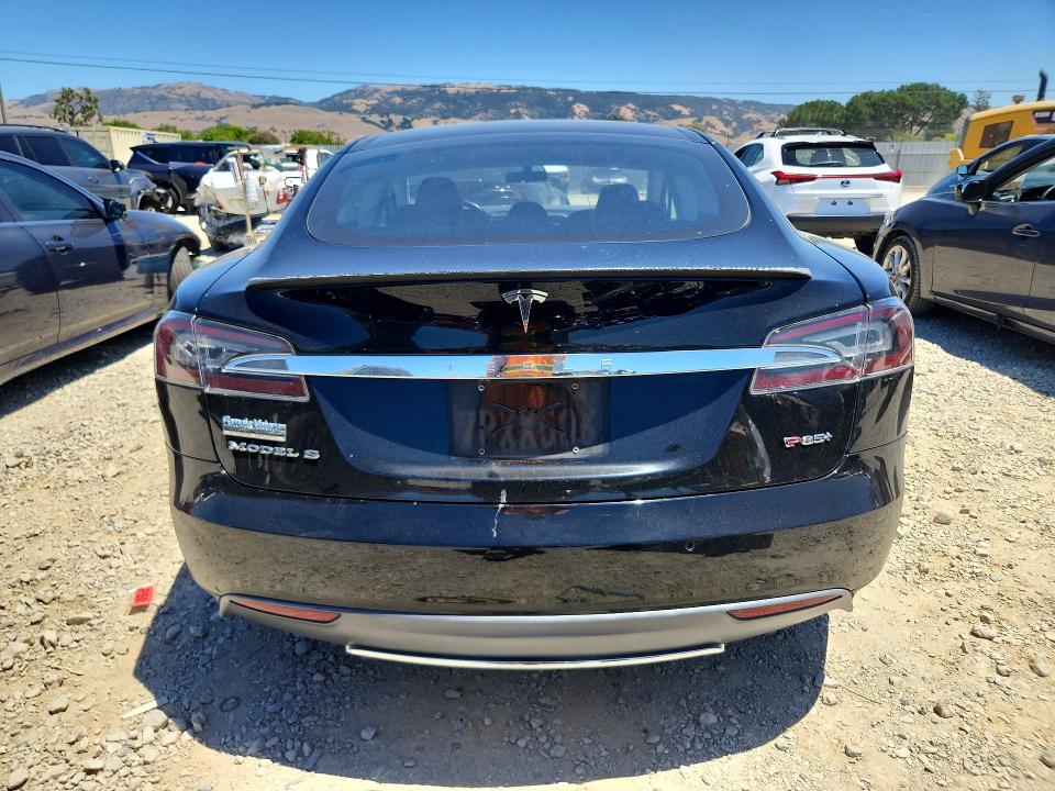 2013 Tesla Model s VIN 5YJSA1DP2DFP26016 COPART salvage auction — FRONT END, Ca - Salvage Certificate, sold $500 on 2026-07-21 (photo 6)