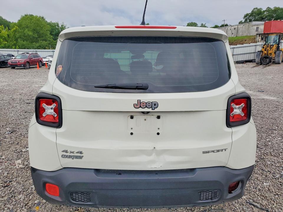 2015 Jeep VIN ZACCJBAT6FPC32359 COPART salvage auction — FRONT END, Ky - Cert Of Title-Salvage, sold $525 on 2026-08-14 (photo 6)