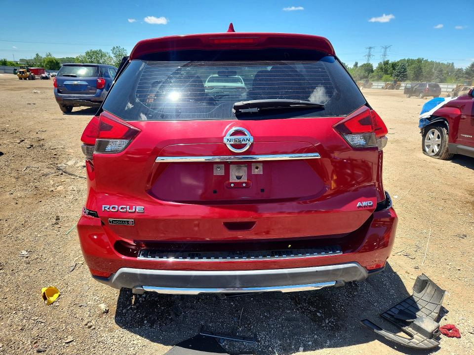 2017 Nissan Rogue VIN JN8AT2MVXHW274946 COPART salvage auction — SIDE, Il - Salvage Certificate, sold $225 on 2026-07-28 (photo 6)