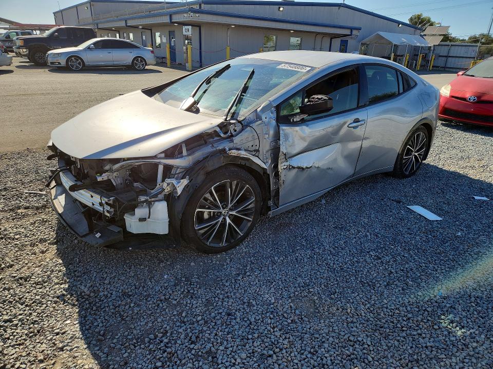 2023 Toyota Prius VIN JTDACAAU6P3008261 COPART salvage auction — FRONT END, Ca - Salvage Certificate, sold $8,100 on 2026-07-24 (photo 1)