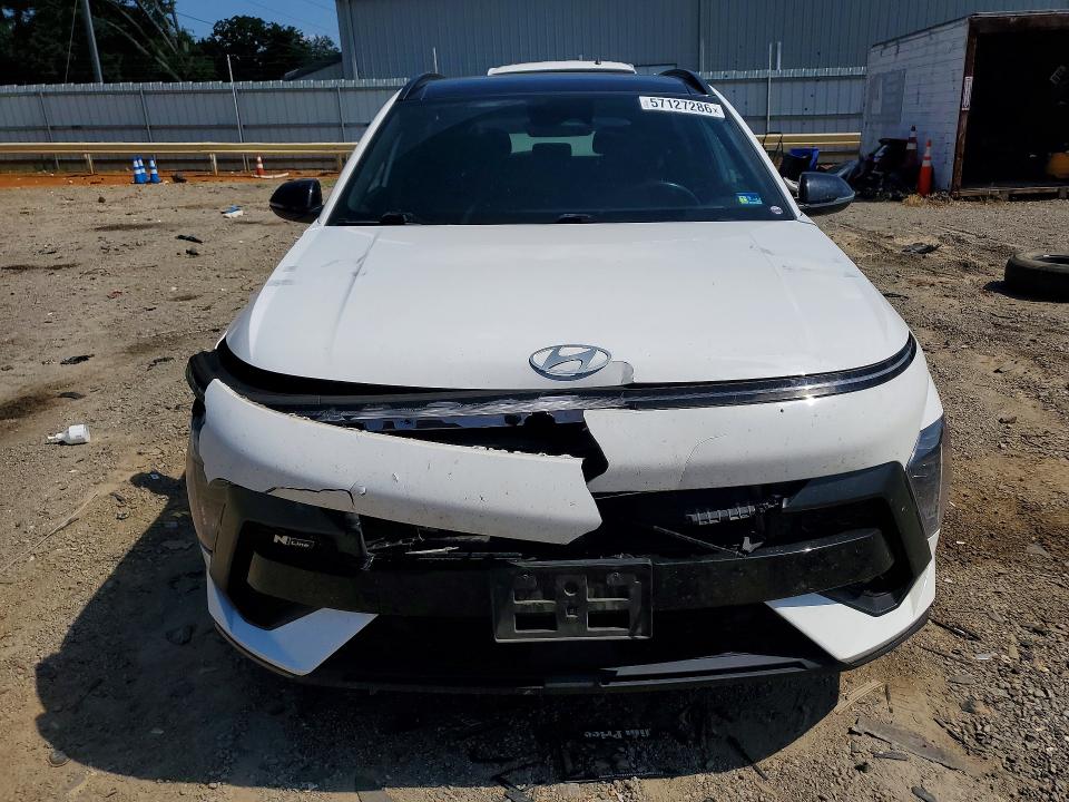 2024 Hyundai Kona VIN KM8HACA35RU052834 COPART salvage auction — FRONT END, Va - Cert Of Title - Salvage, sold $7,200 on 2026-07-10 (photo 5)