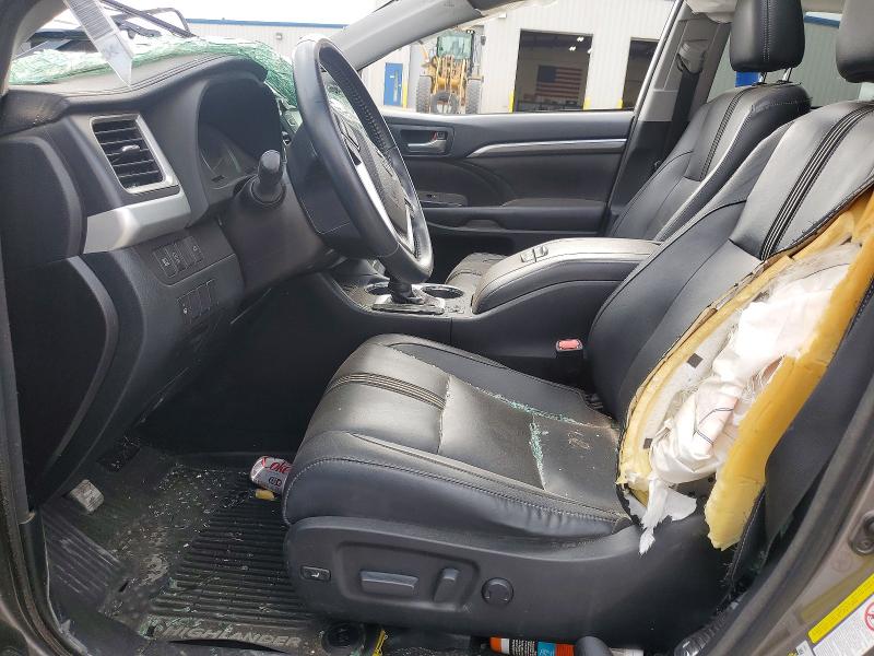 2018 Toyota Highlander VIN 5TDKZRFH8JS545507 COPART salvage auction — ALL OVER, Ok - Cert Of Title-Salvage, sold $3,300 on 2026-07-16 (photo 7)