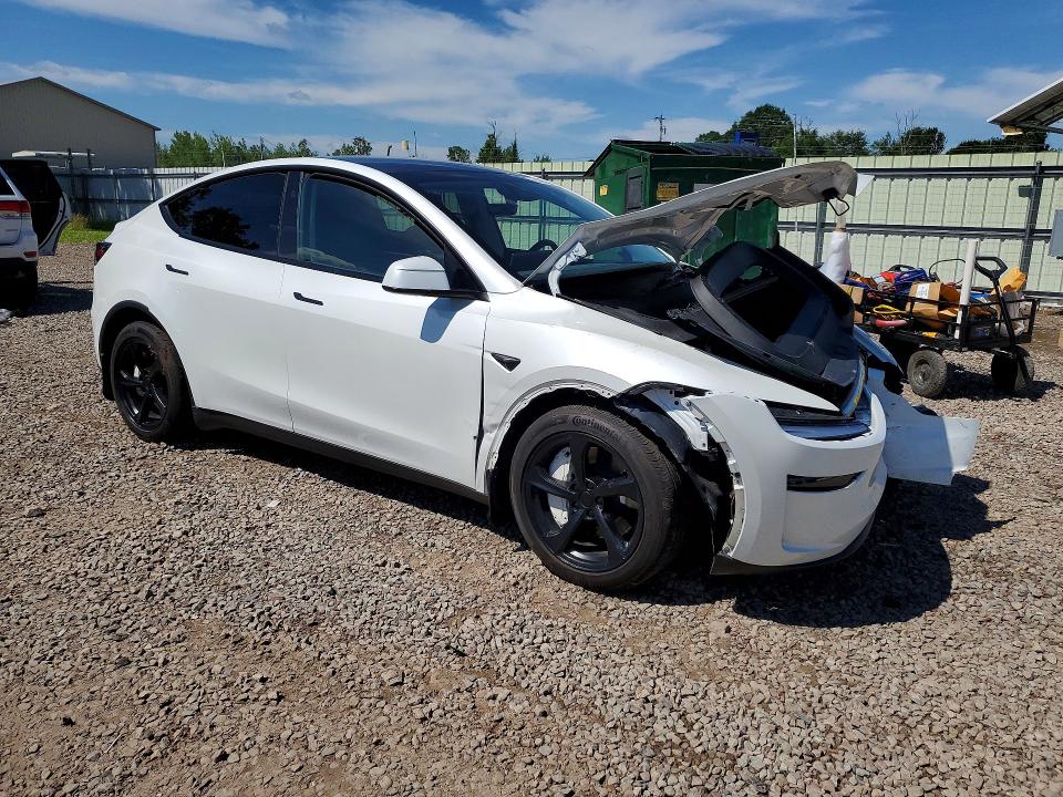 2026 Tesla Model y VIN 7SAYGDEE3TF338740 COPART salvage auction — FRONT END, Ny - Mv-907A Salvage Certificate, sold $250 on 2026-07-27 (photo 4)