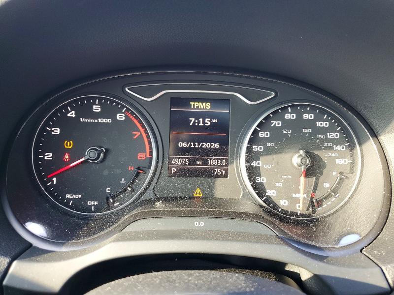2020 Audi A3 VIN WAUCUGFF6LA017421 COPART salvage auction — FRONT END, Ny - Certificate Of Title, sold $9,600 on 2026-07-30 (photo 9)