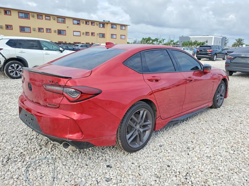 2025 Acura Tlx VIN 19UUB6F5XSA002841 COPART salvage auction — MINOR DENT/SCRATCHES, Ny - Mv-907A Salvage Certificate, sold $24,100 on 2026-07-21 (photo 3)