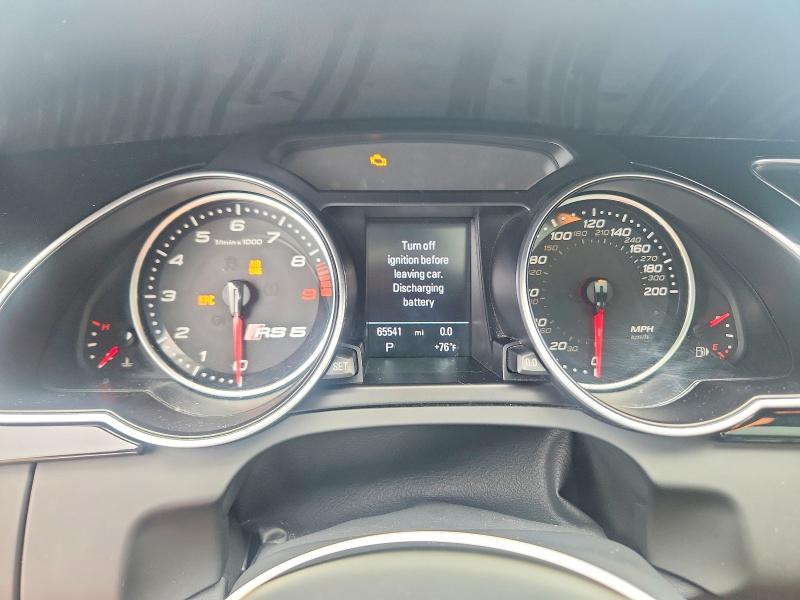 2013 Audi VIN WUAC6AFR0DA902481 COPART salvage auction — WATER/FLOOD, Tx - Salvage Title-Flood Damage, sold $1,000 on 2026-07-23 (photo 9)