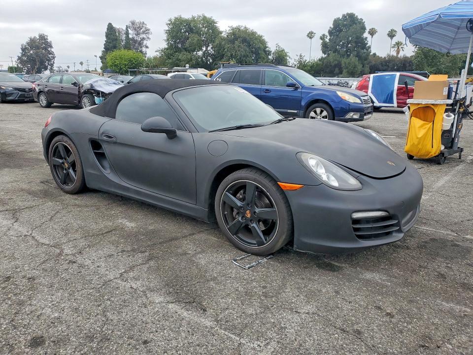 2015 Porsche Boxster VIN WP0CA2A81FK110160 COPART salvage auction — REAR END, Ca - Cert Of Title-Salvaged, sold $14,900 on 2026-07-17 (photo 4)
