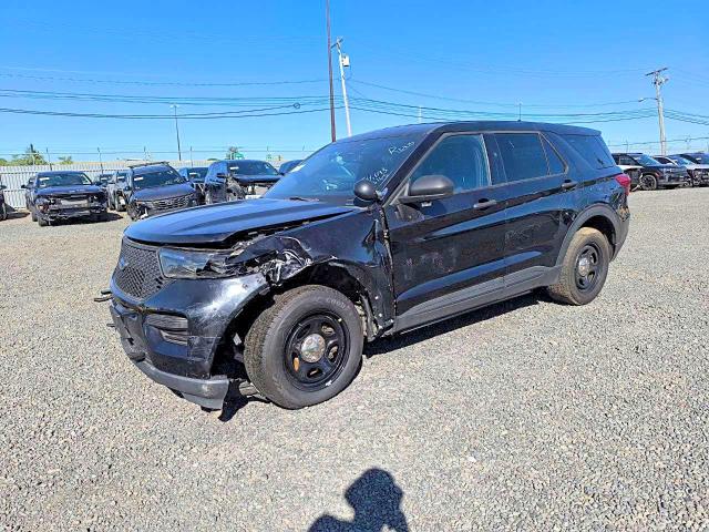 2021 Ford Explorer VIN 1FM5K8ABXMGC42771 COPART salvage auction — FRONT END, Nj - Salvage Cert-Police, sold $2,500 on 2026-07-03 (photo 1)